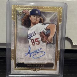 2020 Topps Five Star Dustin May Rookie Autograph Card Dodgers 