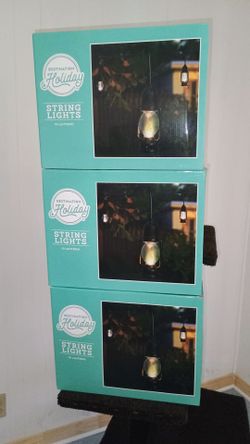 Destination Holiday String Lights 10 Lanterns (3 Boxes)