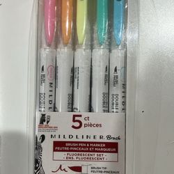 Mildliner Brush Pen And Marker