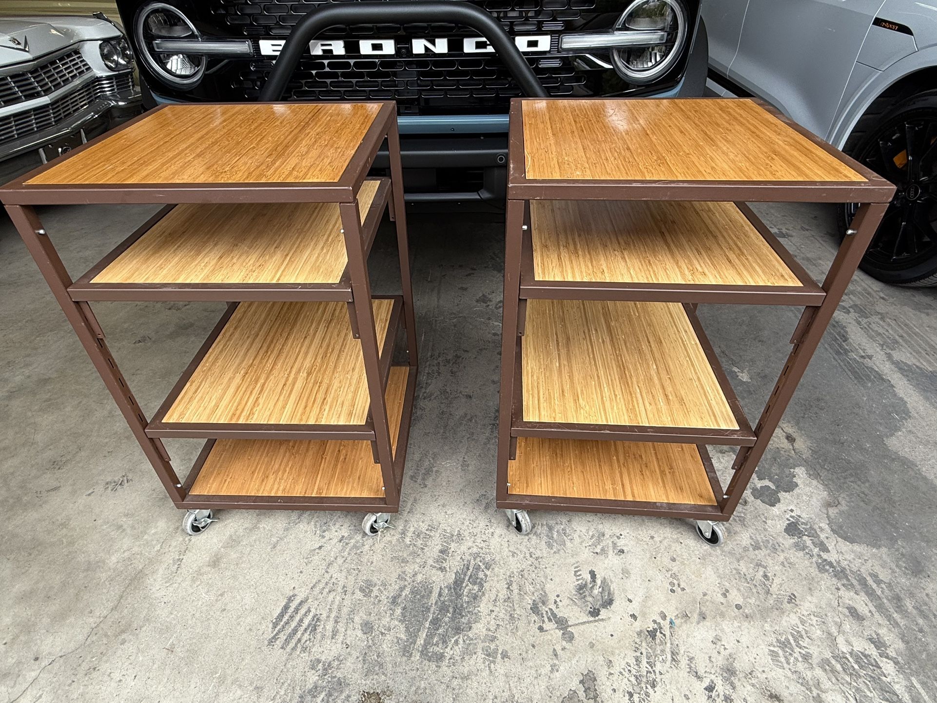 Pier, One Rolling Shelving Units Rolling Carts, $50 Each