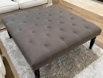 Grey Ottoman