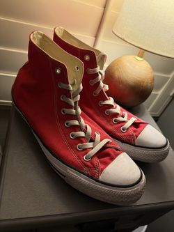 Converse, Chuck Taylor All Star, Hi (M9621), Red / White, 11.5 US MENS