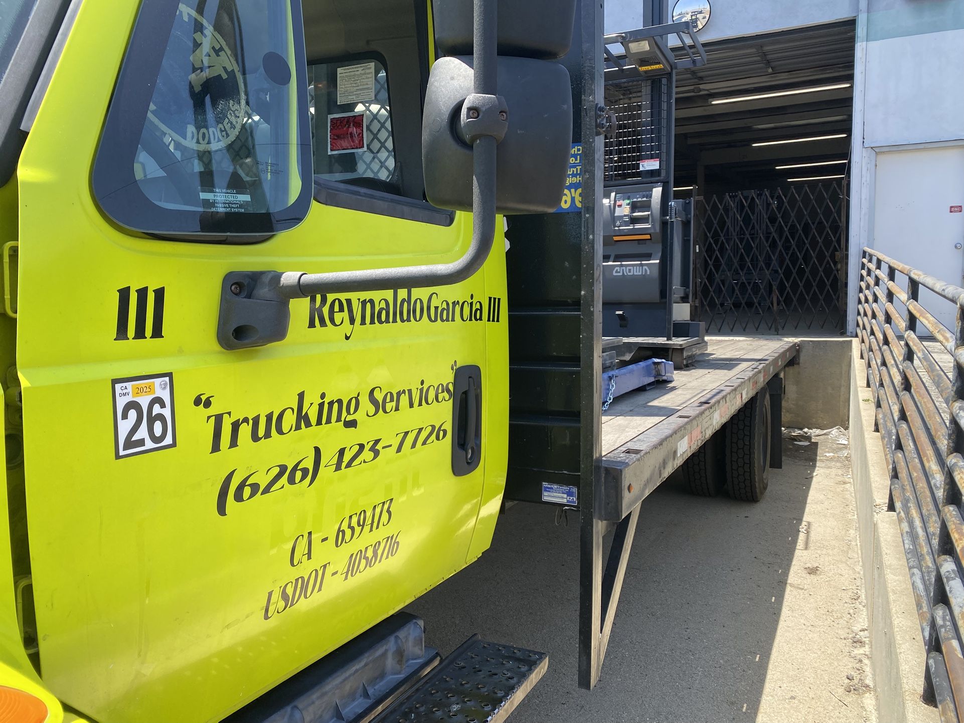 Delivery Flatbed Truck