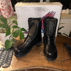 Brand New FFB 401AC 8" 10.5 D STRUCTURAL TOE CAP FIREFIGHTER SOUTHWEST BOOT CO Complete / Never Worn MSRP $320+ Tax & Ship