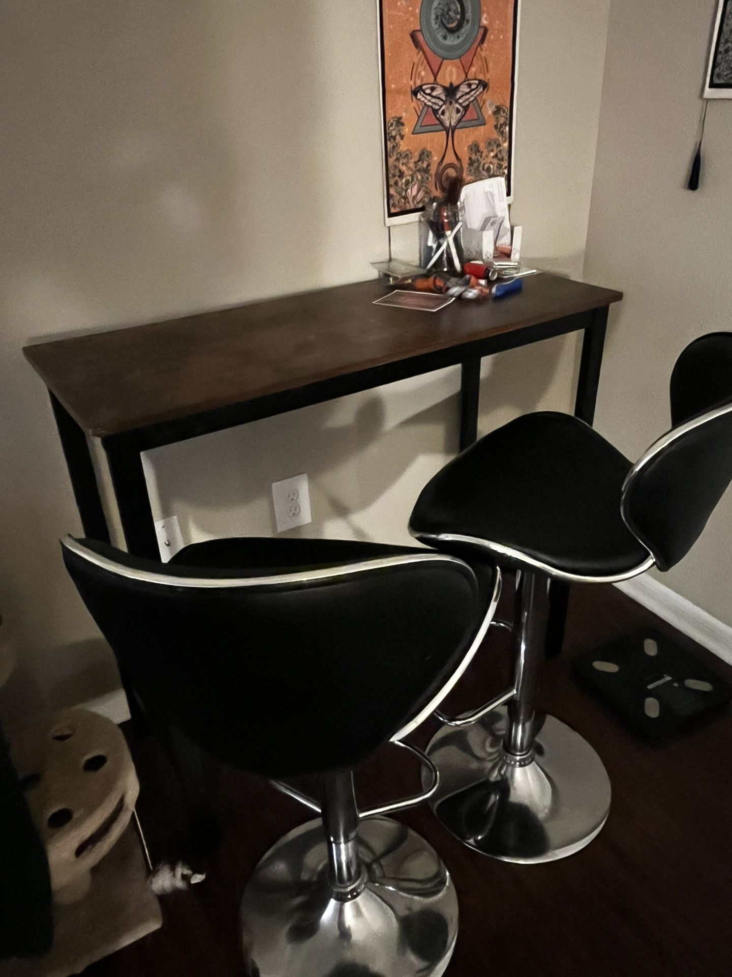 High Table With Chairs