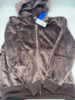 Brown Suede Adidas Jacket