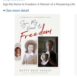 Sign My Name To Freedom - book
