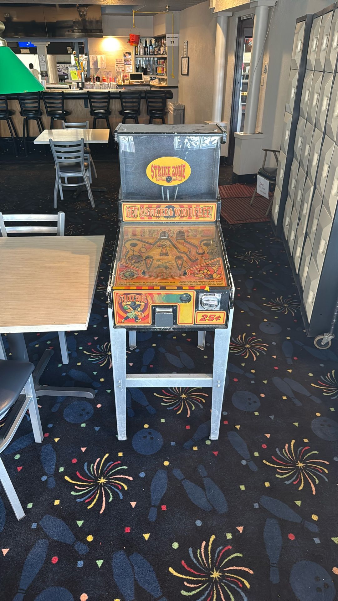 Antique bowling Gumball Pinball Game