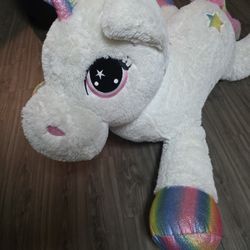 Big Plush Unicorn & Beanbag Chair