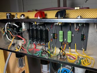 Vintage 5F2A Fender Princeton Build W/All Vintage Parts Triad Transformers!