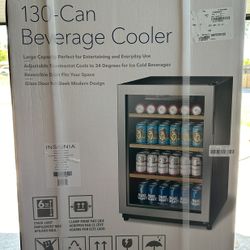 Insignia 130-Can Beverage Cooler (unopened)
