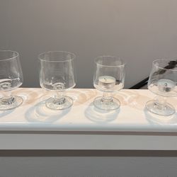 Glass Candle Candle Vases 