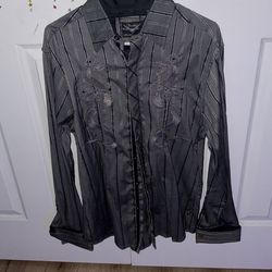 Y2k snake button up