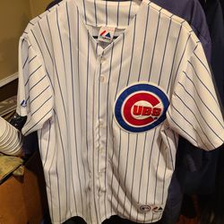 Majestic CUBS Button Up Jersey "GRANDPA"