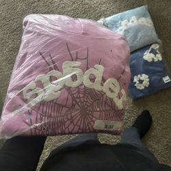 “Pink” OG Sp5der Web Hoodie