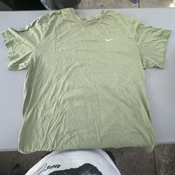 Green Nike shirt 