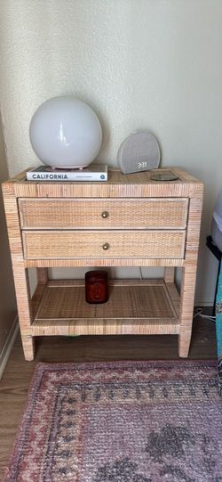 Rattan Nightstand