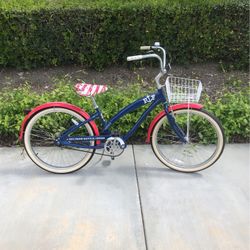 26” Nirve Paul Frank Nautical Blue Beach Cruiser 
