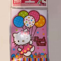 New Sanrio Hello Kitty Thank You Card Set