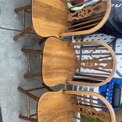 Solid Wood Barstools Chairs 