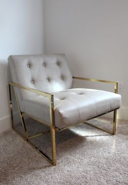 MOVING SALE! Button Tufted Armchair 