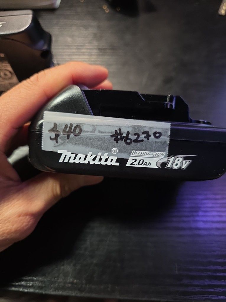 Makita 18v 2.0ah Lithium-Ion 