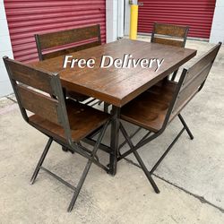 Table 2 Benches and 2 Chairs Counter Hight See photos and details