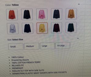 Sweatshirt set all pcs