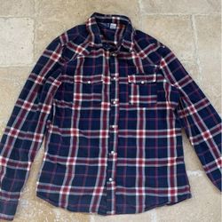 Women Flannel Shirt Size M