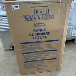 Brand new Whirlpool stainless steel electric 220 volts glass top stove 