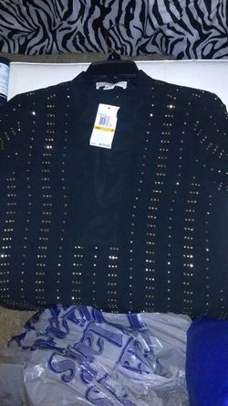 Black and gold mk shirt