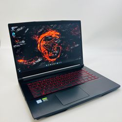 Gaming Laptop 17” Screen by msi✅Intel Core i5/16GB RAM/512GB Storage/NVIDIA GeForce GTX 1650 Ti⚡️Windows 11💲1 Year Warranty✅ $0Down Finance Available
