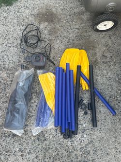 Intex Boat/Kayak Paddle Lot (Unopened Packages) + 12V Electric Pump