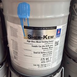 Blue Metal Enamel Paint