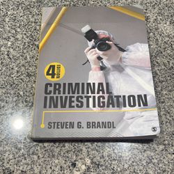 Criminal Investigation 4th Ed