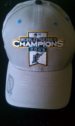 Brand New Unused Genuine 2003 Florida Marlins Championship Hats.. I have a few!
Great  GIFT!