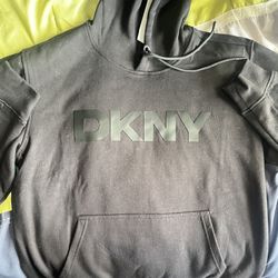 Brand New DKNY All Black Hoodie 