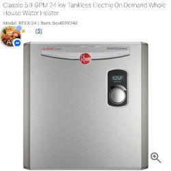 Instant Tankless Hot Water Heater