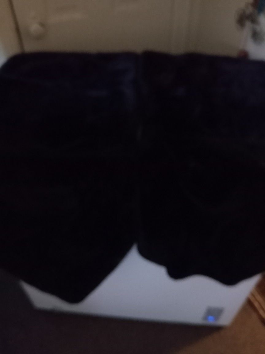 Fuzzy Black Seat Covers Good Condition $10.00 Each