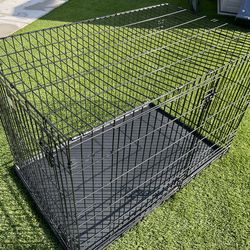 2XL dog crate with two doors