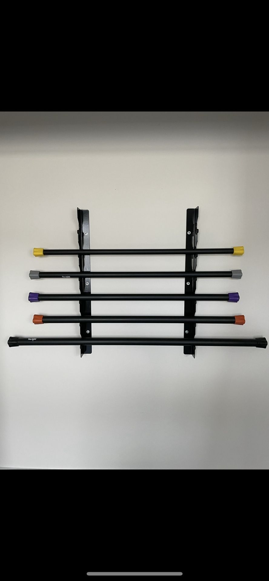 5 Weighted Bars 10, 15, 20, 25 & 30 Lbs
