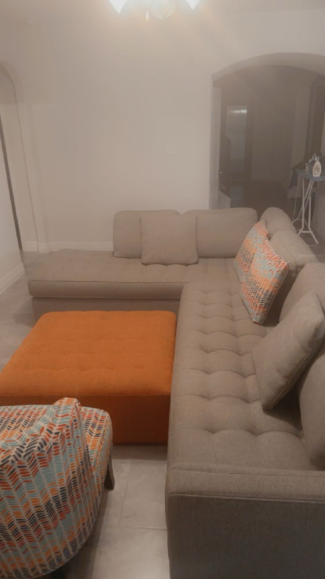Sectional With Ottoman And Chair - Price negotiable 