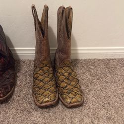 Exotic Leather Boots