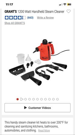 Steam Cleaner Used Twice Works Like NEw!
