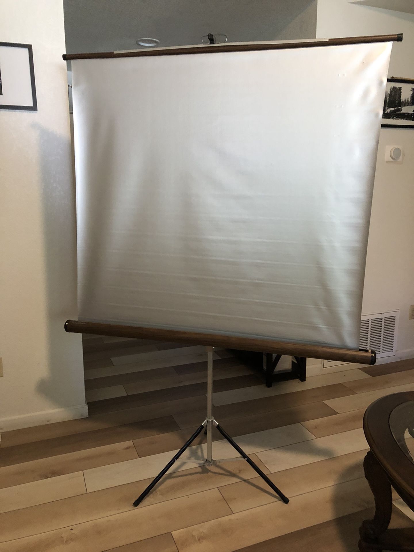 Movie Screen Proyector . 50”x50 Vintage