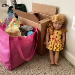 Doll With Clothes/Accessories 