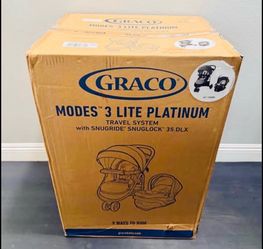 NEW GRACO Modes 3 Lite Platinum Travel System for sale. Asking price $225 OBO