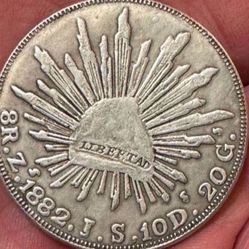 LOT OF 2 MEXICAN COINS