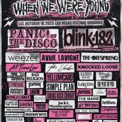 When We Were Young VIP Ticket