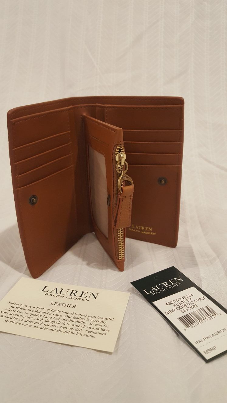 Lauren Ralph Lauren Huntley New compact Brown wallet